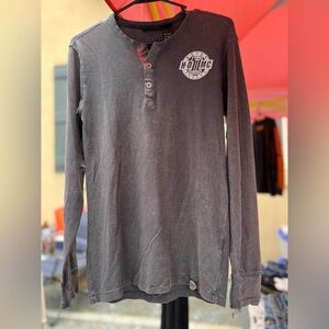 Men’s Harley Davidson stone washed Henley